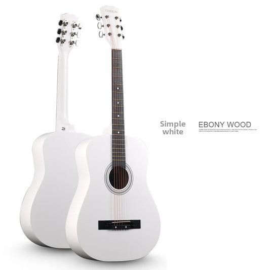 38 Inch Folk Acoustic Guitar for Beginners Daily Practice