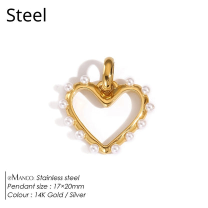 Stainless Steel Necklace Ring Earrings Set with Diamonds