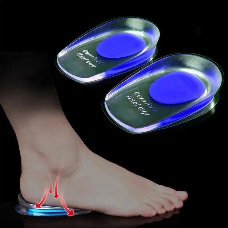 Soft Silicone Gel Insoles for Men & Women Comfort