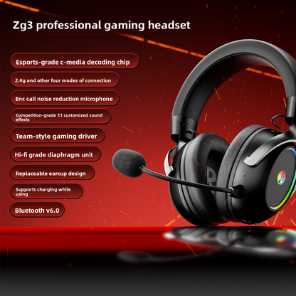 Zg3 E-Sports Gaming Headset for Clear Audio Voice Chat Gear