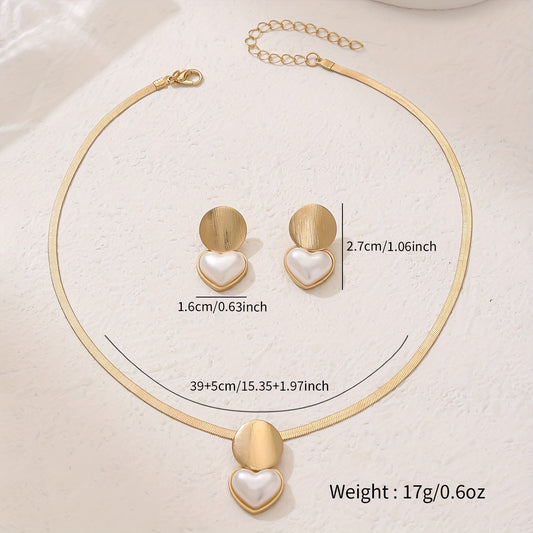 Buy Creative Heart-Shaped Round Pendant Necklace for Women