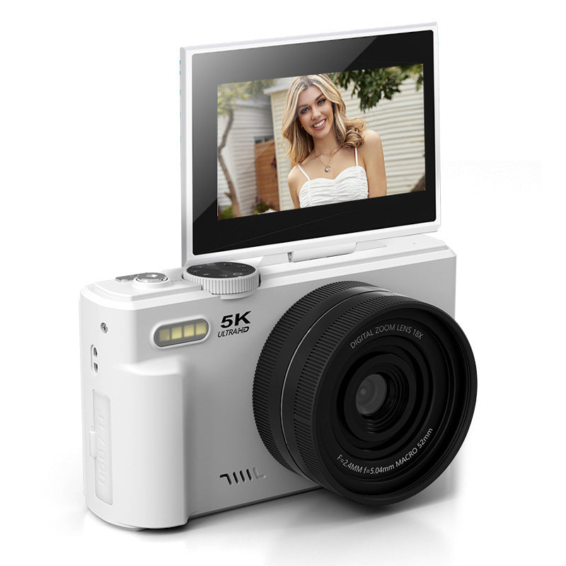 5K HD Digital Camera with Flip Screen WiFi