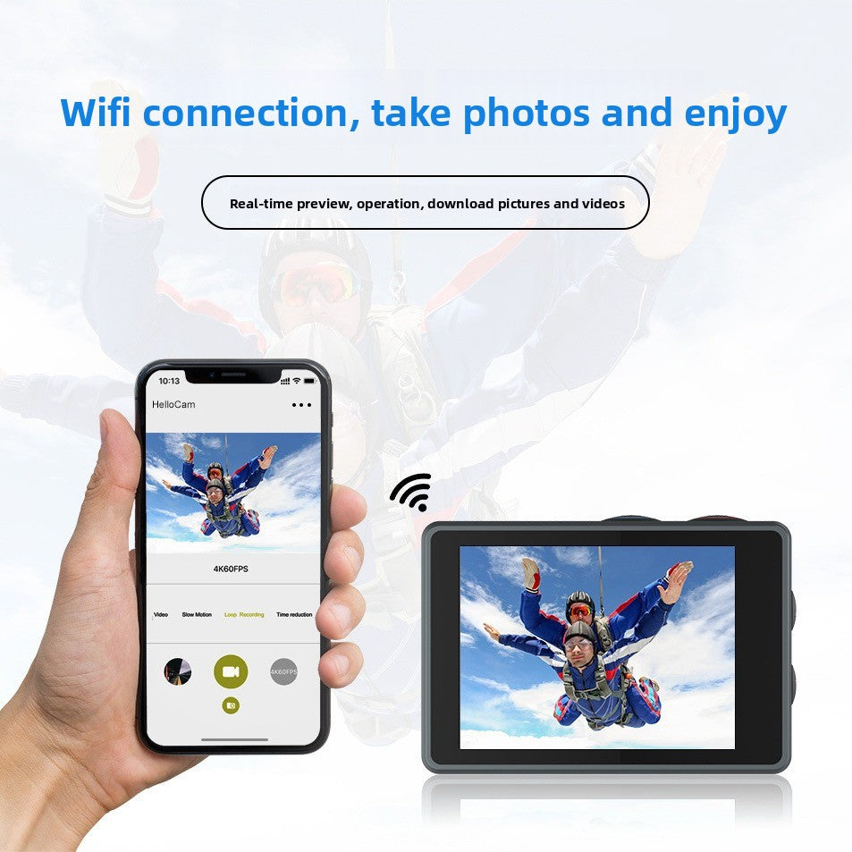 5K Waterproof Action Camera with WiFi