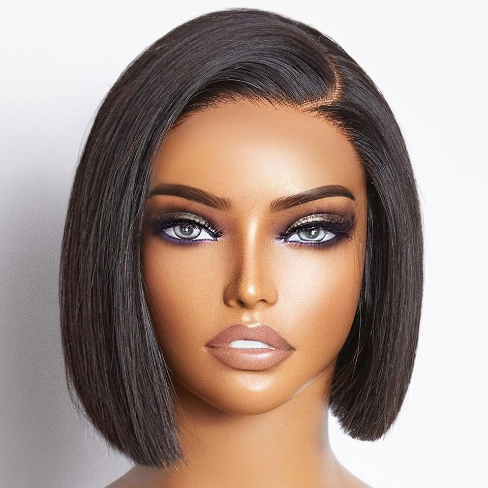 5x5 Bone Straight Human Hair Wig