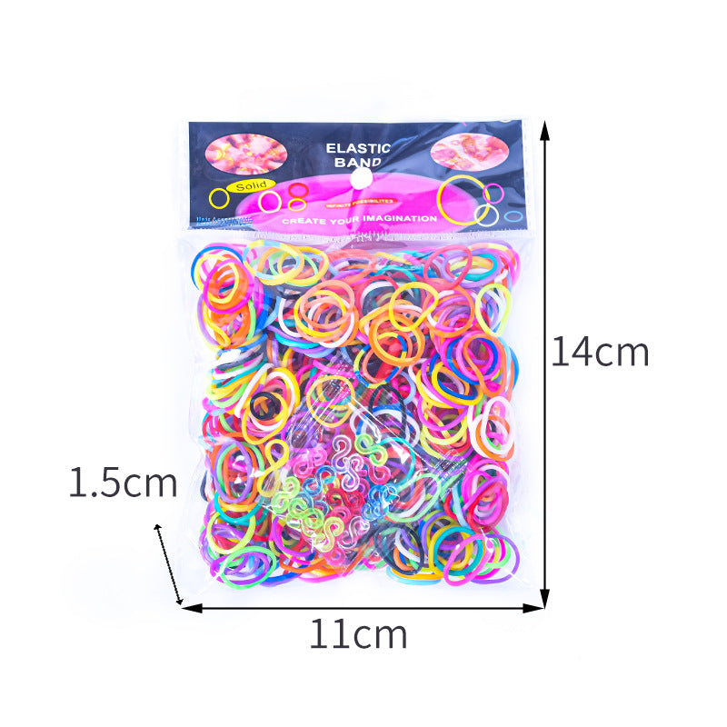 600 Rubber Band Bag Supplementary Pack Children's diy Bracelet Set Educational Toys Hand-woven Small Rubber Band