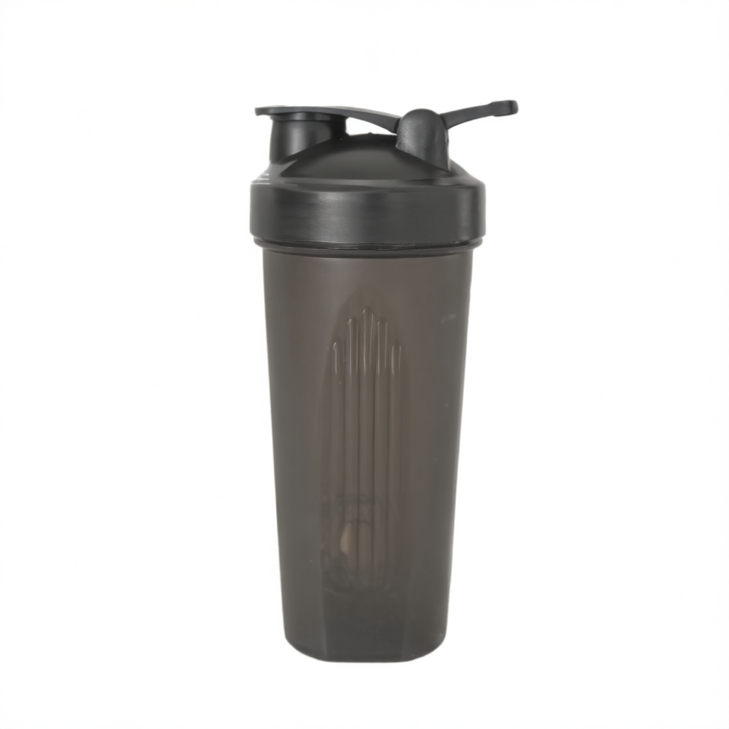 600ml Plastic Protein Shaker Cup with Mixing Ball