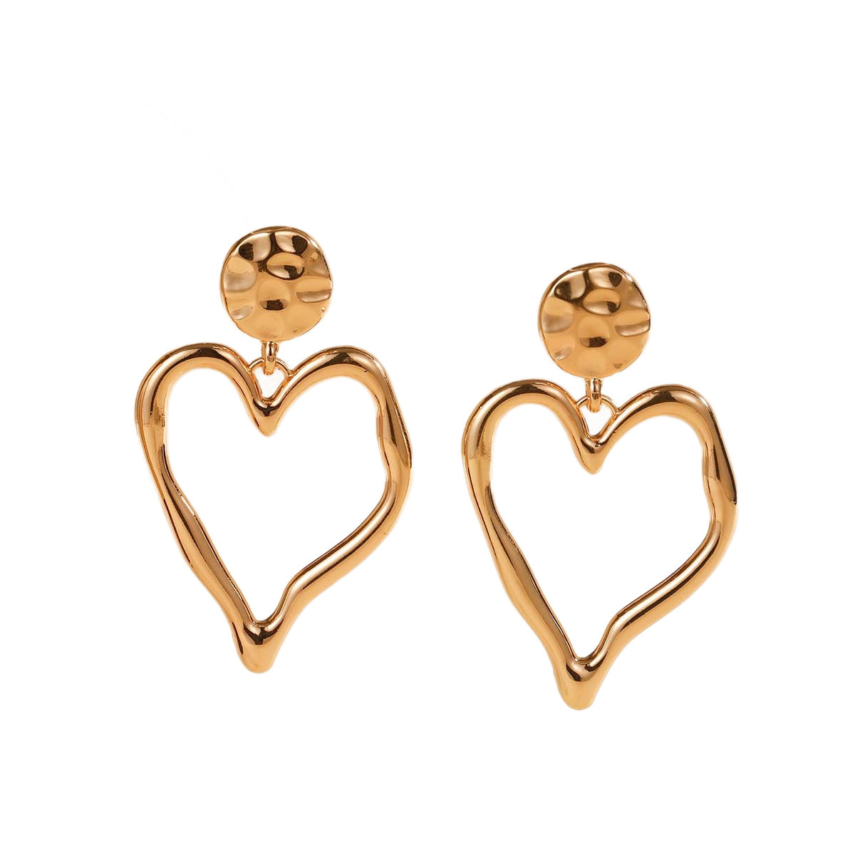Dramatic Hollow Heart Earrings – Stylish Jewelry for Women