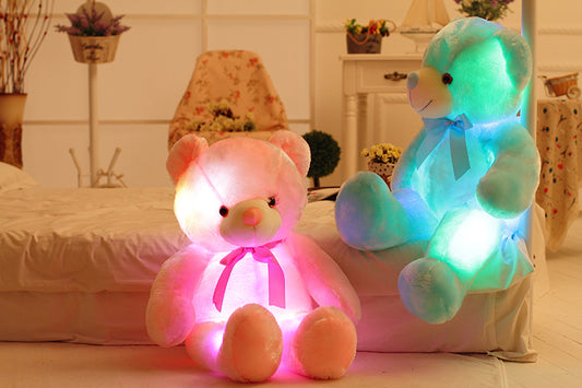 Creative Light Up LED Teddy Bear Toy Colorful Glowing Gift
