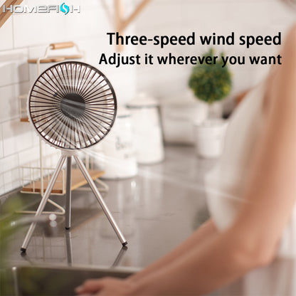 Portable Tripod Fan – Ideal Outdoor & Camping Cooling Device