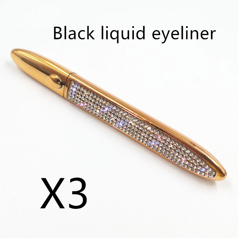 False Eyelashes with Self-Adhesive Eyeliner Multicolor Set