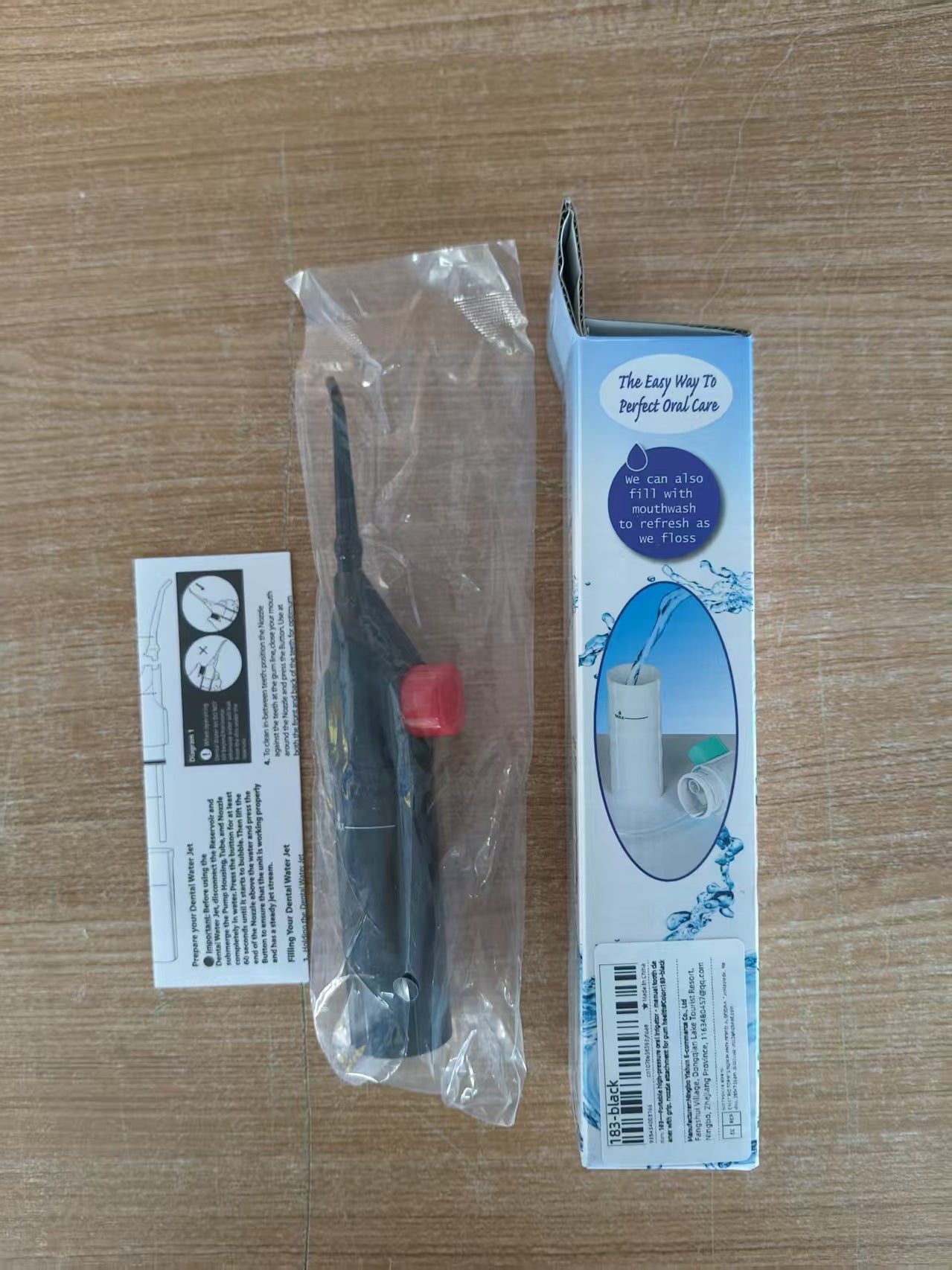 Portable Manual Dental Water Flosser for Daily Oral Care
