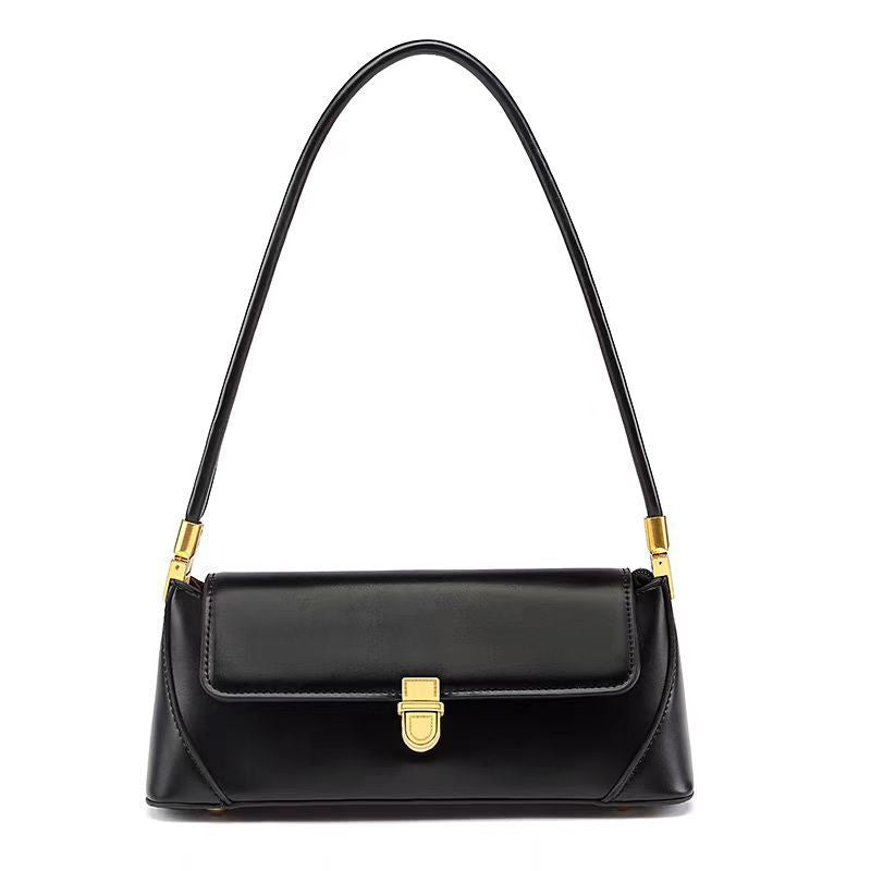 Vintage PU Baguette Shoulder Bag for Chic Underarm Style US
