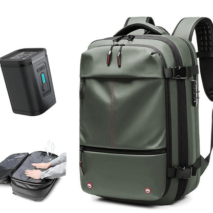 60L Vacuum Compression Travel Backpack with Ergonomic Design