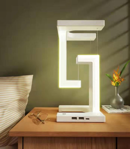 Smartphone Wireless Charging Suspension Balance Lamp for Home