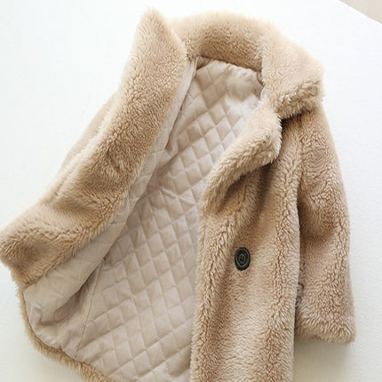 Big Kids Fur Coat – Cozy Autumn and Winter Coat for Kids