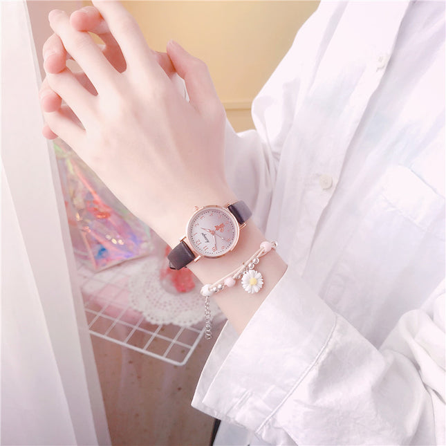 Korean-Style Cute Girl Analog Children’s Watch Trendy Design