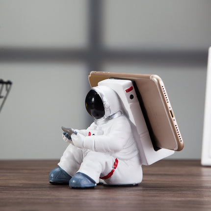 Simple Astronaut Mobile Phone Stand Cute Spaceman Holder