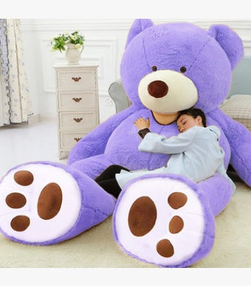 Giant Teddy Bear Plush Toy – Huge Soft Toy With Leather Shell