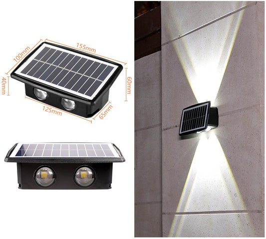 Buy Solar Outdoor Light with 18650 Battery & Color LED Mode