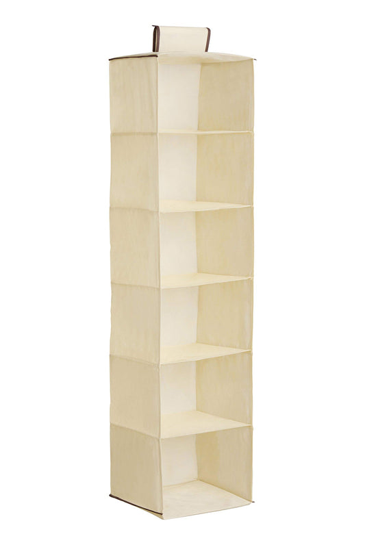 Multi-Layer Bamboo Hanging Bag – Wardrobe Storage Solution