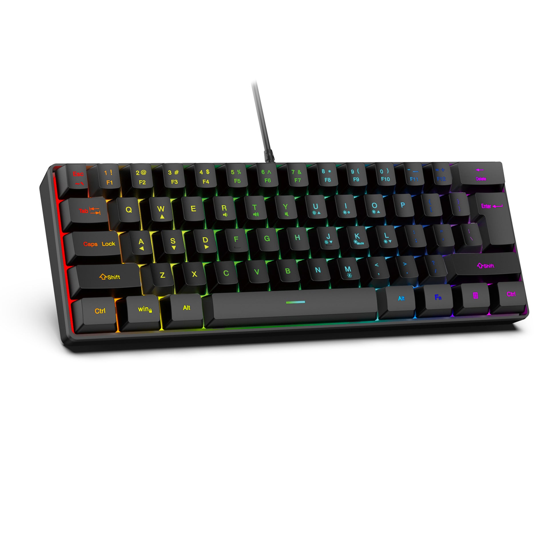 61 Key RGB Wired Keyboard and Mouse Combo