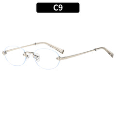 Silver Frame White Lens