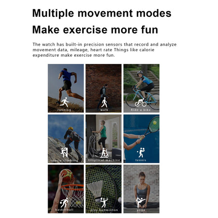 Smartwatch with GPS – 1.39" TFT Screen, iOS & Android, LED