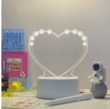 3D Acrylic Handwriting LED Message Board for Creative Decor
