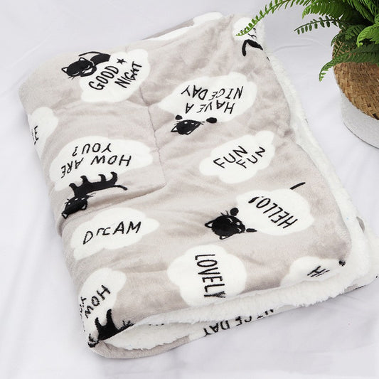 Pet Cotton Pad Thickened to Keep Dogs and Cats Warm Cozy