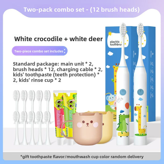Children's Electric Toothbrush Soft Bristles Sensitive Gums