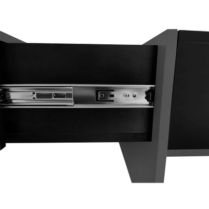 Unique Design Coffee Table – 4 Hidden Storage Compartments