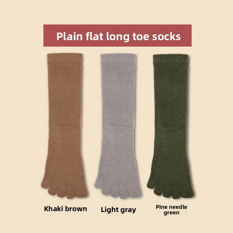 Merino Wool Five-Toe Breathable Socks for Outdoor Comfort