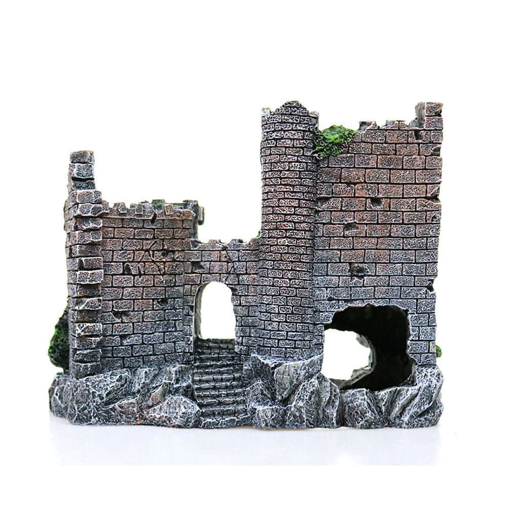 Aquarium Resin Castle Decoration for Fish Tank Landscape