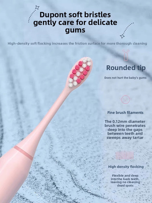 Children's Electric Toothbrush Soft Bristles Sensitive Gums