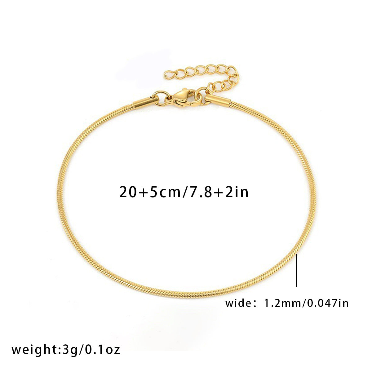 Women's Stainless Steel Anklets – Fashionable Anklet Design