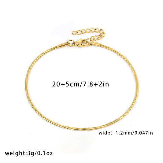 Women's Stainless Steel Anklets – Fashionable Anklet Design