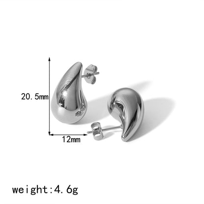 18K Gold Stainless Steel Earrings That Wont Fade for Women