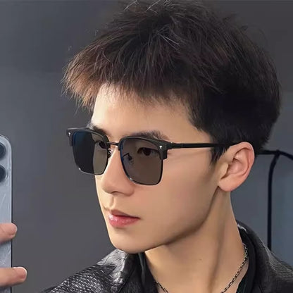 Photochromic Eyeglasses for Men with Stylish Frame Design