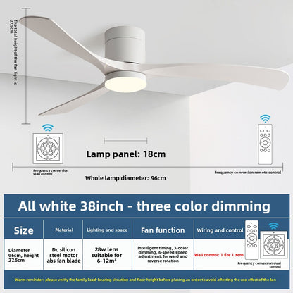 Modern Integrated Ceiling Fan Light and Quiet Performance