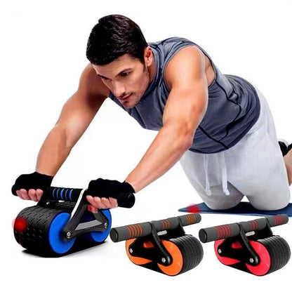 Buy Automatic Rebound Double Wheel Ab Roller for Men Women Gym