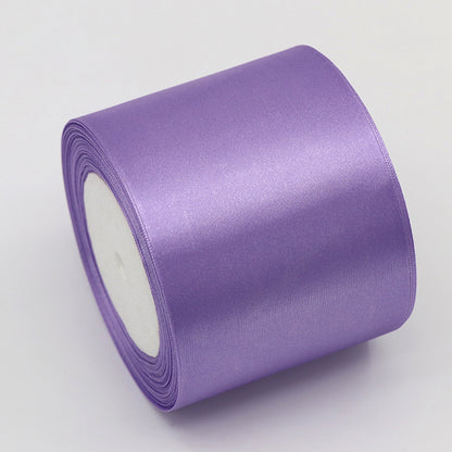 8CM Wide Silk Ribbon – Colored Ribbons for Wedding Supplies