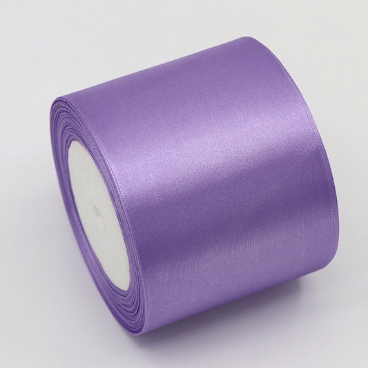 8CM Wide Silk Ribbon – Colored Ribbons for Wedding Supplies