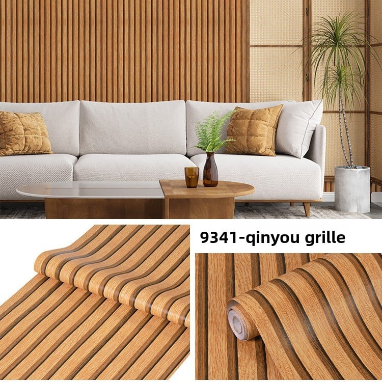 Imitation Grille Background Wall Wallpaper for Home Decor