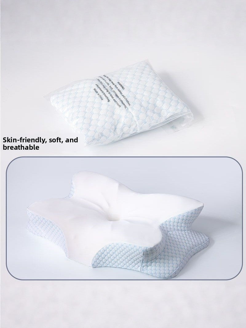 Butterfly Shape Neck Pillow Memory Foam Support Cushion Use