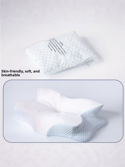Butterfly Shape Neck Pillow Memory Foam Support Cushion Use