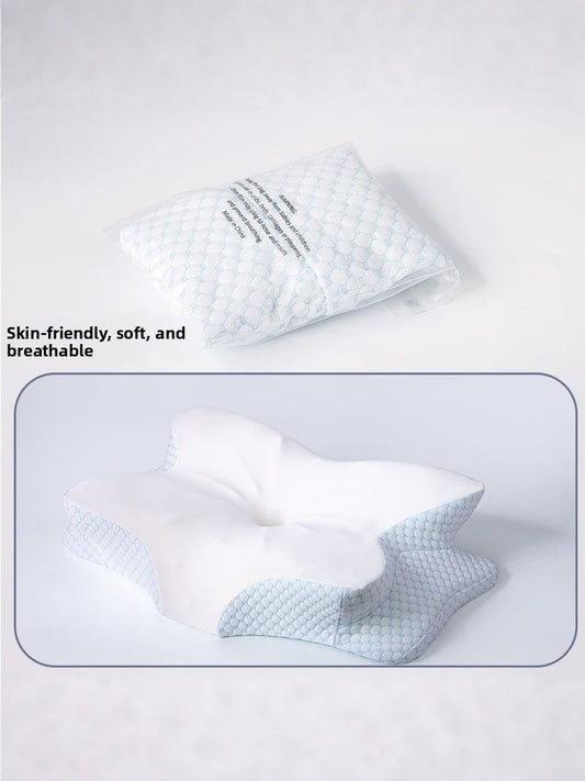 Butterfly Shape Neck Pillow Memory Foam Support Cushion Use