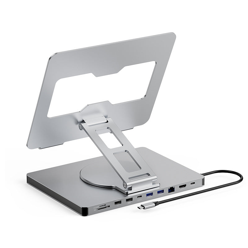 Laptop Docking Station with HDMI Ethernet and USB Hub Access