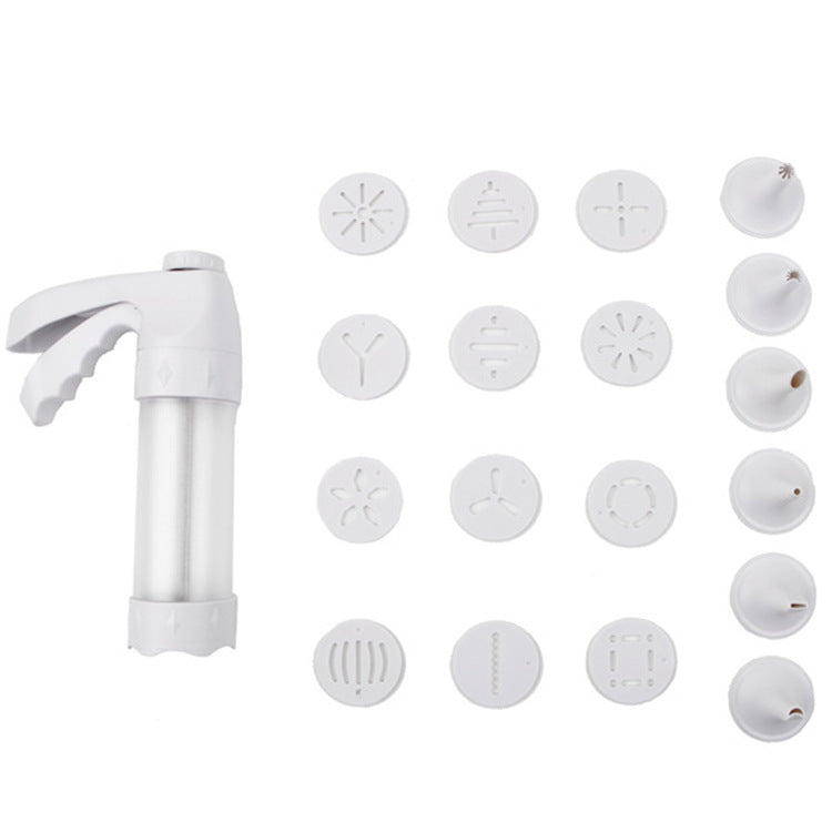 Buy First Cookie Press Gun with Nozzles & Molds Baking Tool