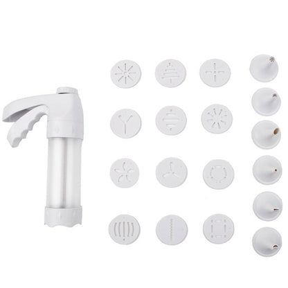Buy First Cookie Press Gun with Nozzles & Molds Baking Tool