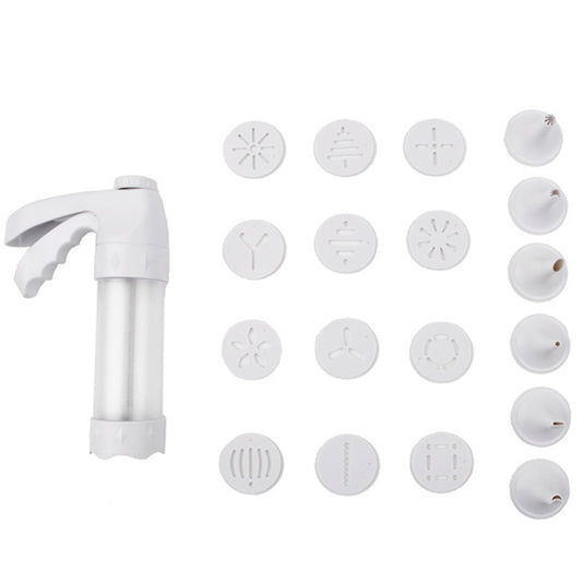 Buy First Cookie Press Gun with Nozzles & Molds Baking Tool